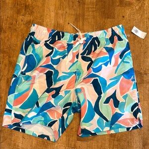 Old Navy Multicolor Abstract Swim Shorts